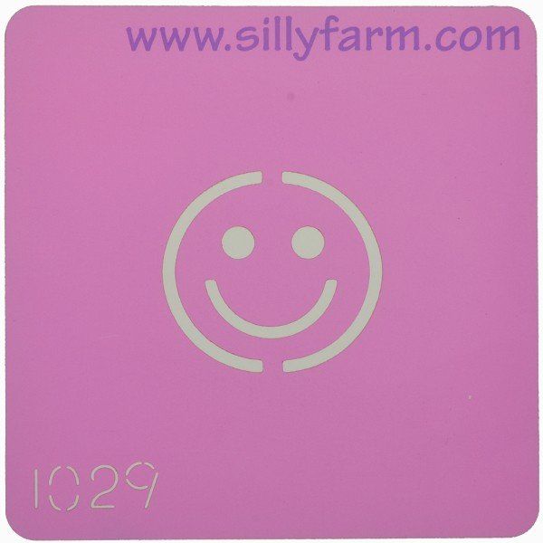 Schminksjabloon Sillyfarm Smiley