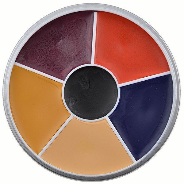 Kryolan Rainbow Circle Supracolor Burned Skin