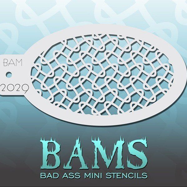 Bad Ass Bams FacePaint Stencil 2029
