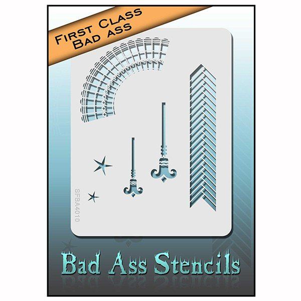 Bad Ass First Class Stencil (21352)