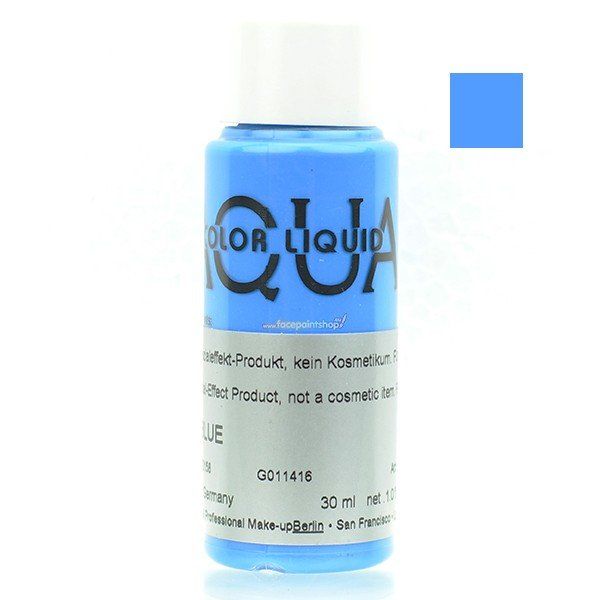 Kryolan Aquacolor Liquid Uv Color Blue