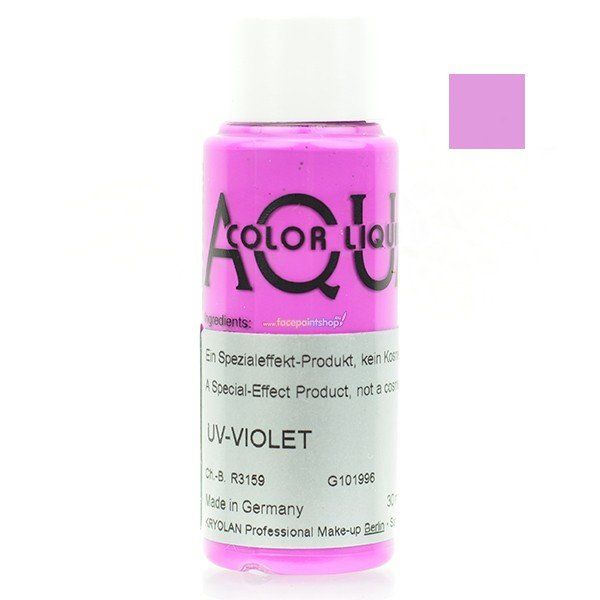 Kryolan Aquacolor Liquid Uv Color Violet