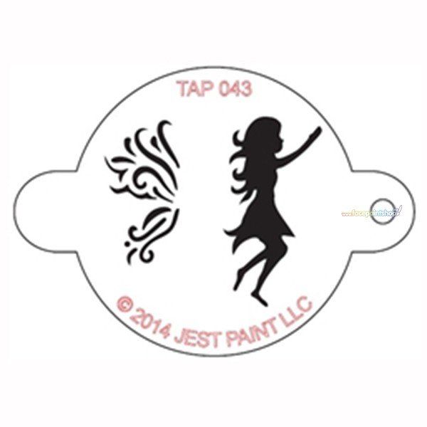 Tap Facepaint Stencil Fairy