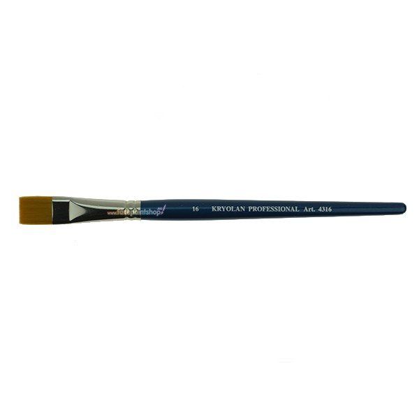 Kryolan Professional Flat Recht Toraybrush 4316