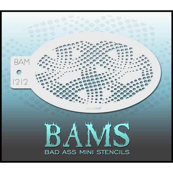 Bad Ass Bams FacePaint Stencil 1212