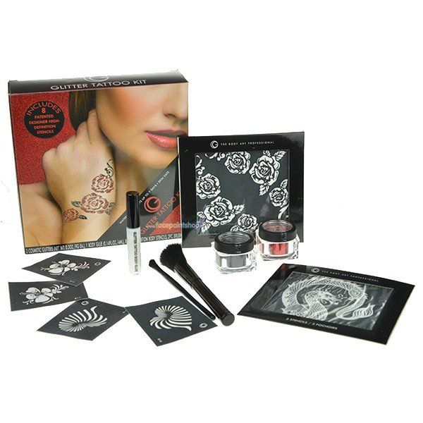 Backstage Glitter Tattoo Kit Face Paint Shop