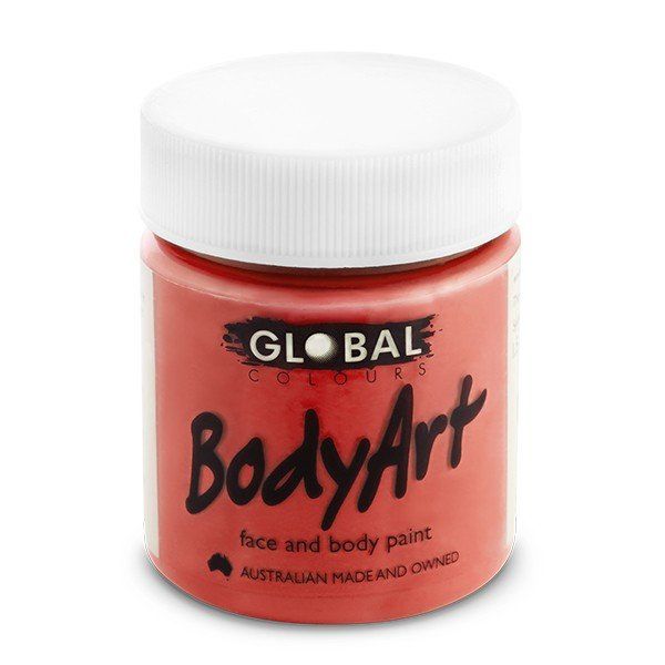 Global Bodyart Liquid Paint Brilliant Red 45ml