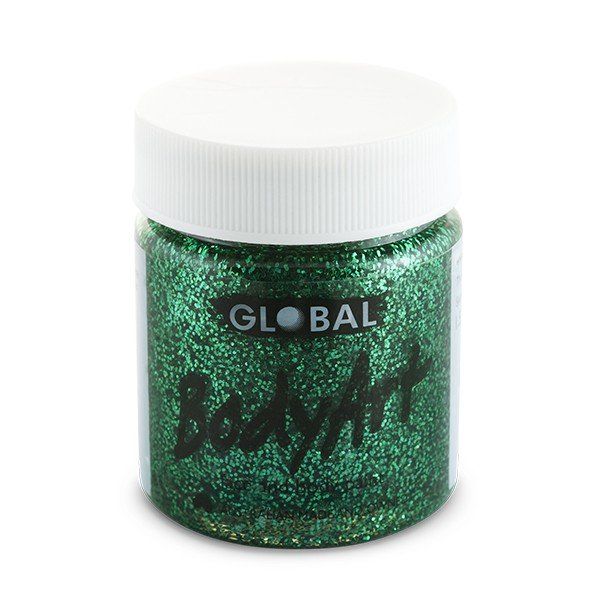 Global Bodyart Glitter Groen