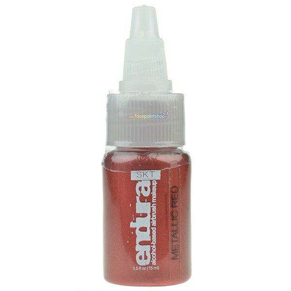 Endura Makeup/Airbrush (Metallic Red) 15ml