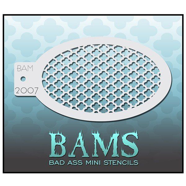 Bad Ass Bams FacePaint Stencil 2007