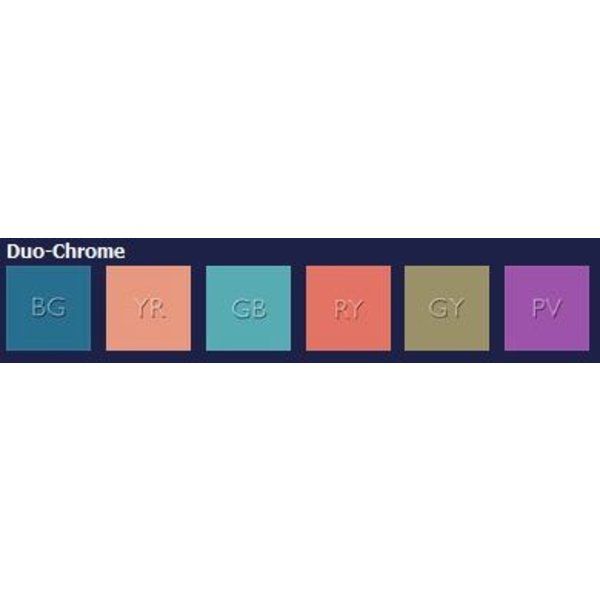 Kryolan Aquacolor Interferenz Duochrome palet  6 kleuren