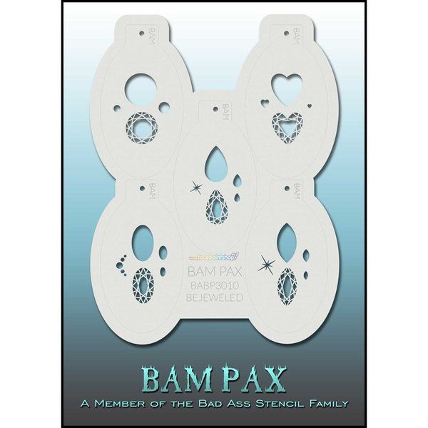 Bad Ass Bam-Pax Bejeweled Stencil