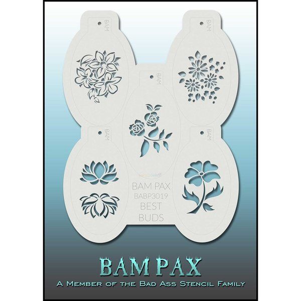Bad Ass Bam-Pax Best Buds Stencil