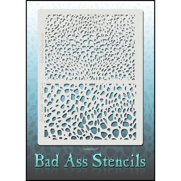 Bad Ass Wild Card Bad Stencil