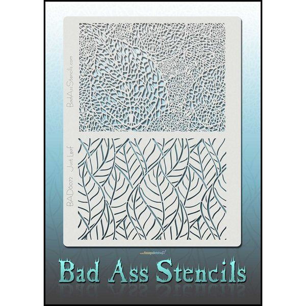 Bad Ass Just Leaf Bad Stencil