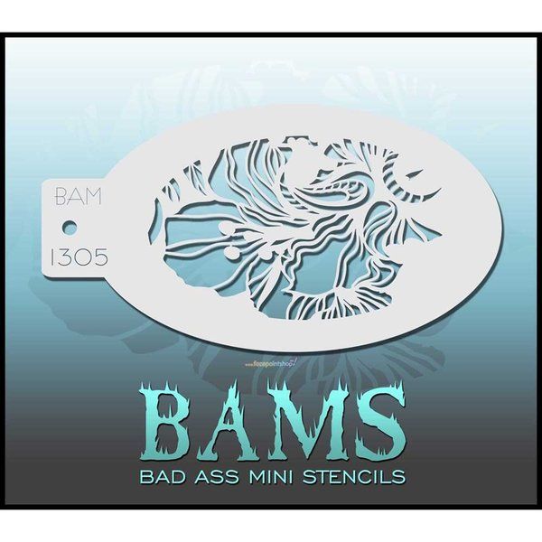 Bad Ass Bams Stencil 1305