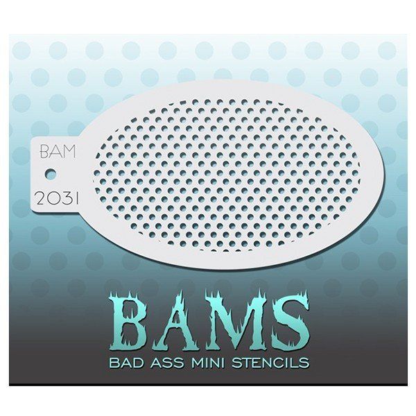Bad Ass Bams FacePaint Stencil 2031