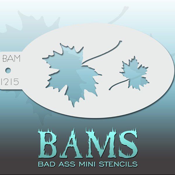Bad Ass Bams FacePaint Stencil 1215