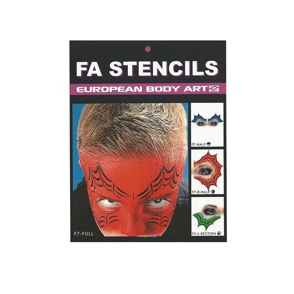 FA Airbrush/Facepaint Spider Web Stencils