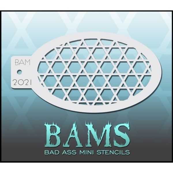 Bad Ass Bams FacePaint Stencil 2021