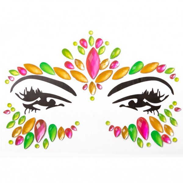 Face Jewels Neon