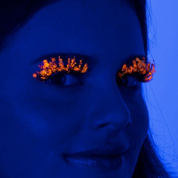 Pxp False Glitter Eyelashes |Solar Calypso Style