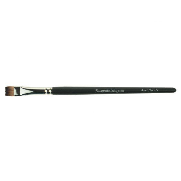 Facepaintshop Short Flat Penseel 1/2