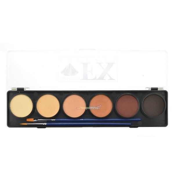 Diamond Fx Skin-Tones Palette 6 Colors