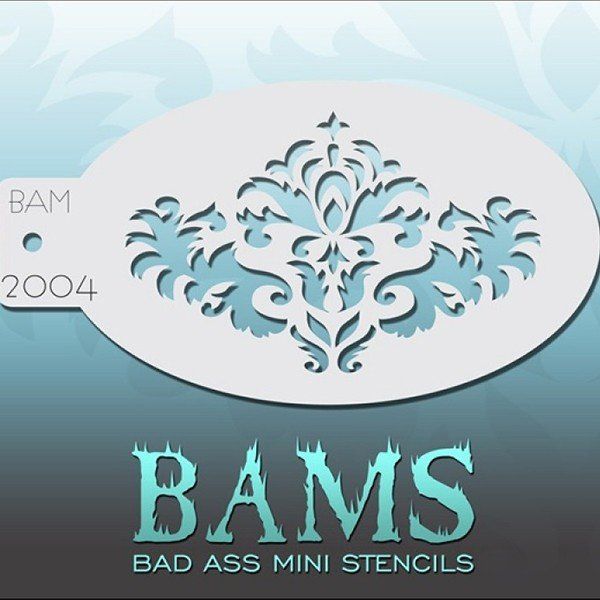 Bad Ass Bams FacePaint Stencil 2004