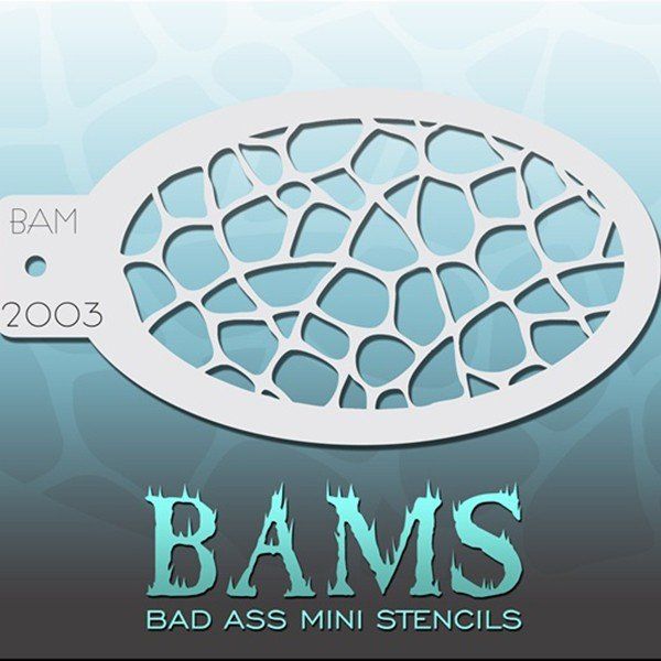 Bad Ass Bams FacePaint Stencil 2003