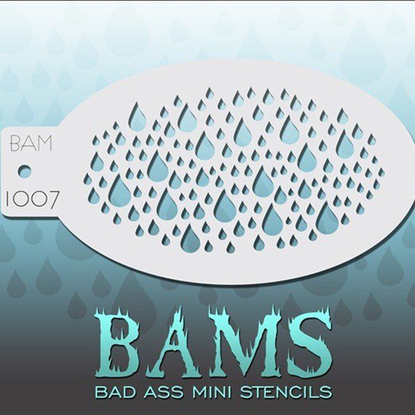 Bad Ass Bams FacePaint Stencil 1007