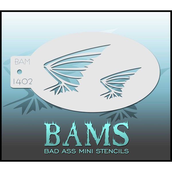 Bad Ass Bams FacePaint Stencil 1402