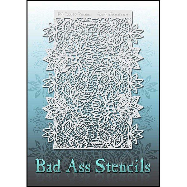 Bad Ass Bam-Pax Romance Stencil
