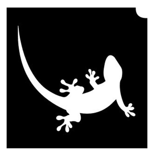 Glittertattoo Stencils Tiny Gecko (5 pack)