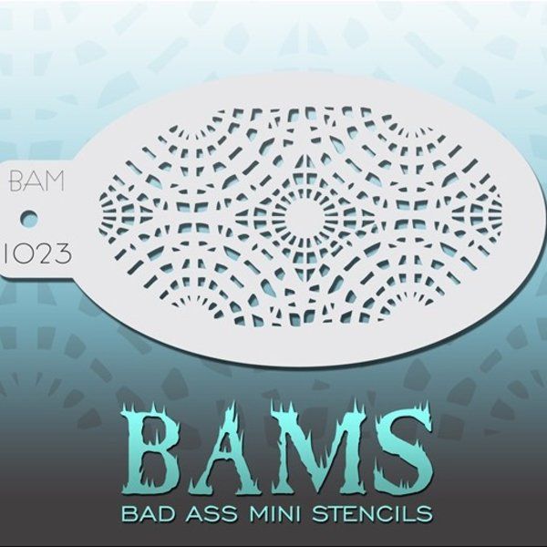 Bad Ass Bams FacePaint Stencil 1023