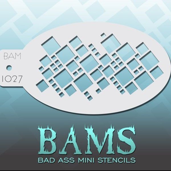 Bad Ass Bams FacePaint Stencil 1027