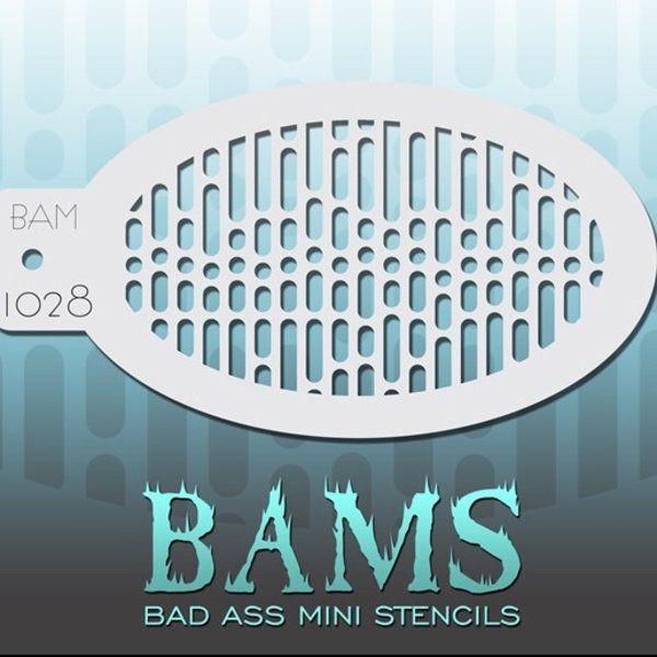 Bad Ass Bams FacePaint Stencil 1028