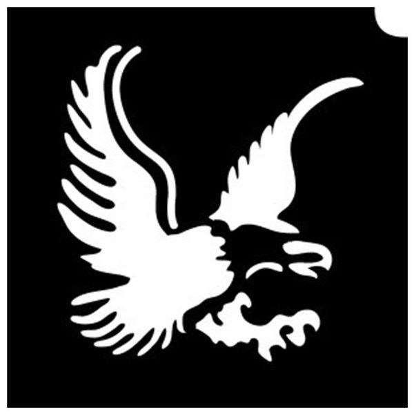 Glittertattoo Stencils Eagle (5 pack) (24308)