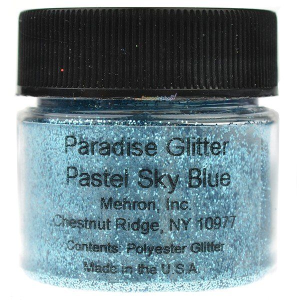 Mehron Paradise Glitters Pastel Blue