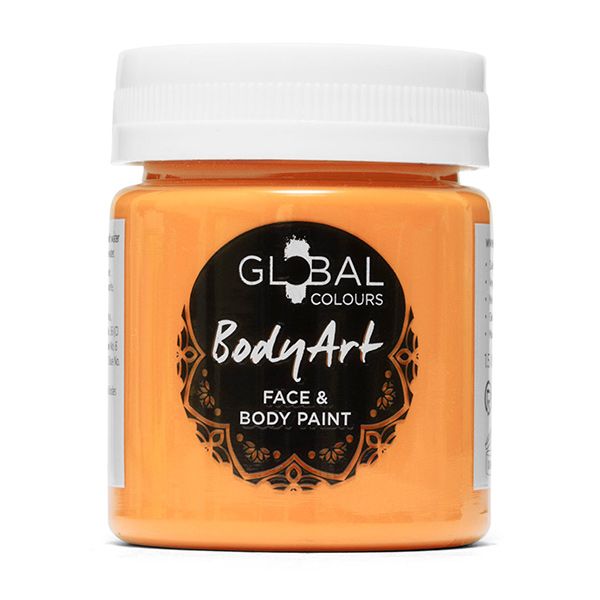 Global Bodyart Liquid Paint Orange 45ml