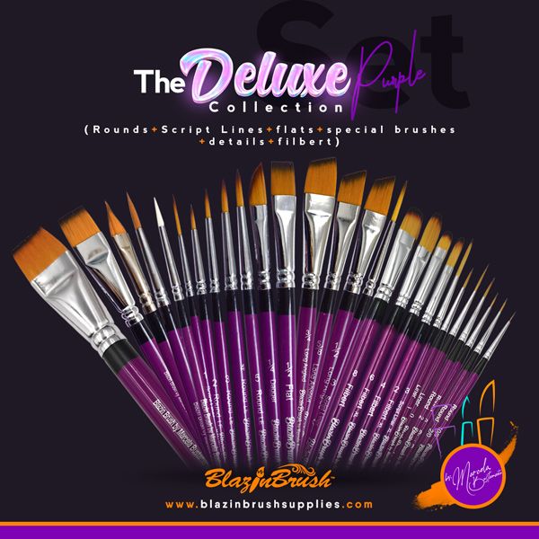 Marcela Bustamante Blazin Brush Collection De Luxe Set 