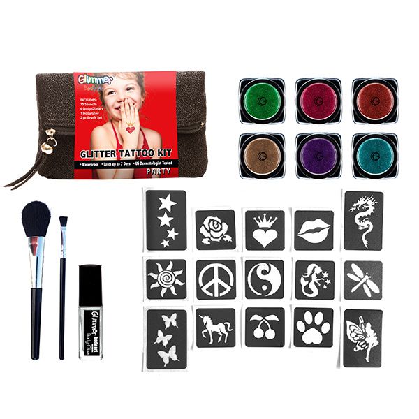 Glimmer Glitter Tattoo Kit Party