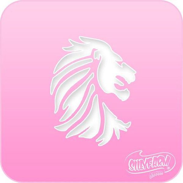 Facepaint Stencil Sillyfarm Lion