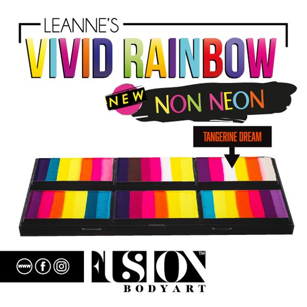 Leanne's Vivid Rainbow Petal Palette | Non Neon