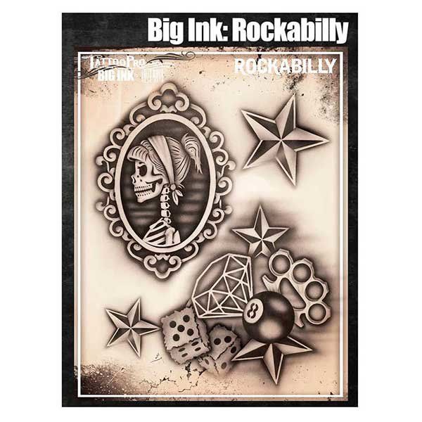 Wiser Airbrush Tattoo Rockabilly